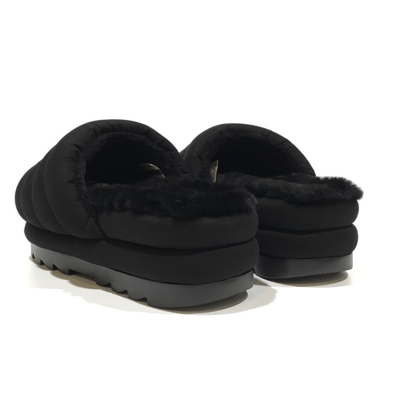 UGG Maxi Slide Platform Puffer Sandals -Black -Women’s US 10 -NEW - Picture 3 of 7
